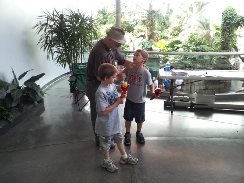 Our scouts learn about bait casting. Our scouts learn about bait casting.